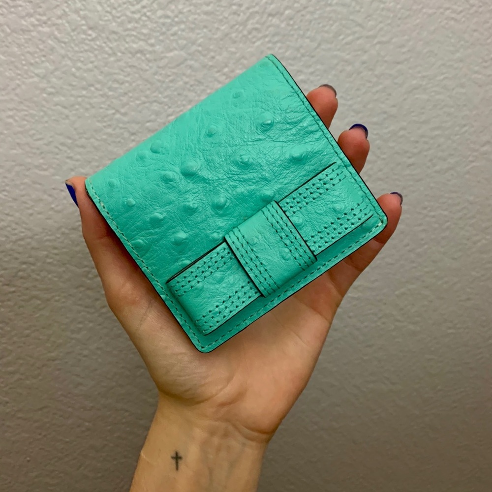 Kate Spade València Road Ostrich Leather Wallet